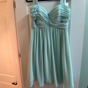 Bill Levkoff Mint Green Bridesmaid Dress